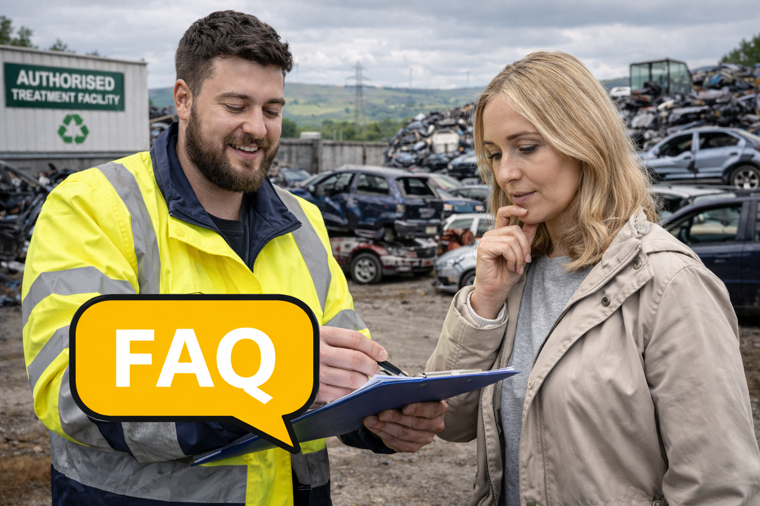 Scrap car FAQs and advice in Chadderton